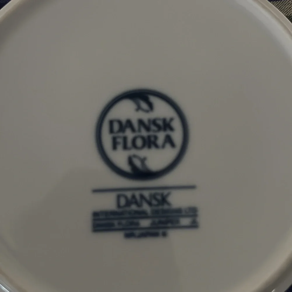 Dansk Flora JUNIPER rimmed cereal bowls - set of 2